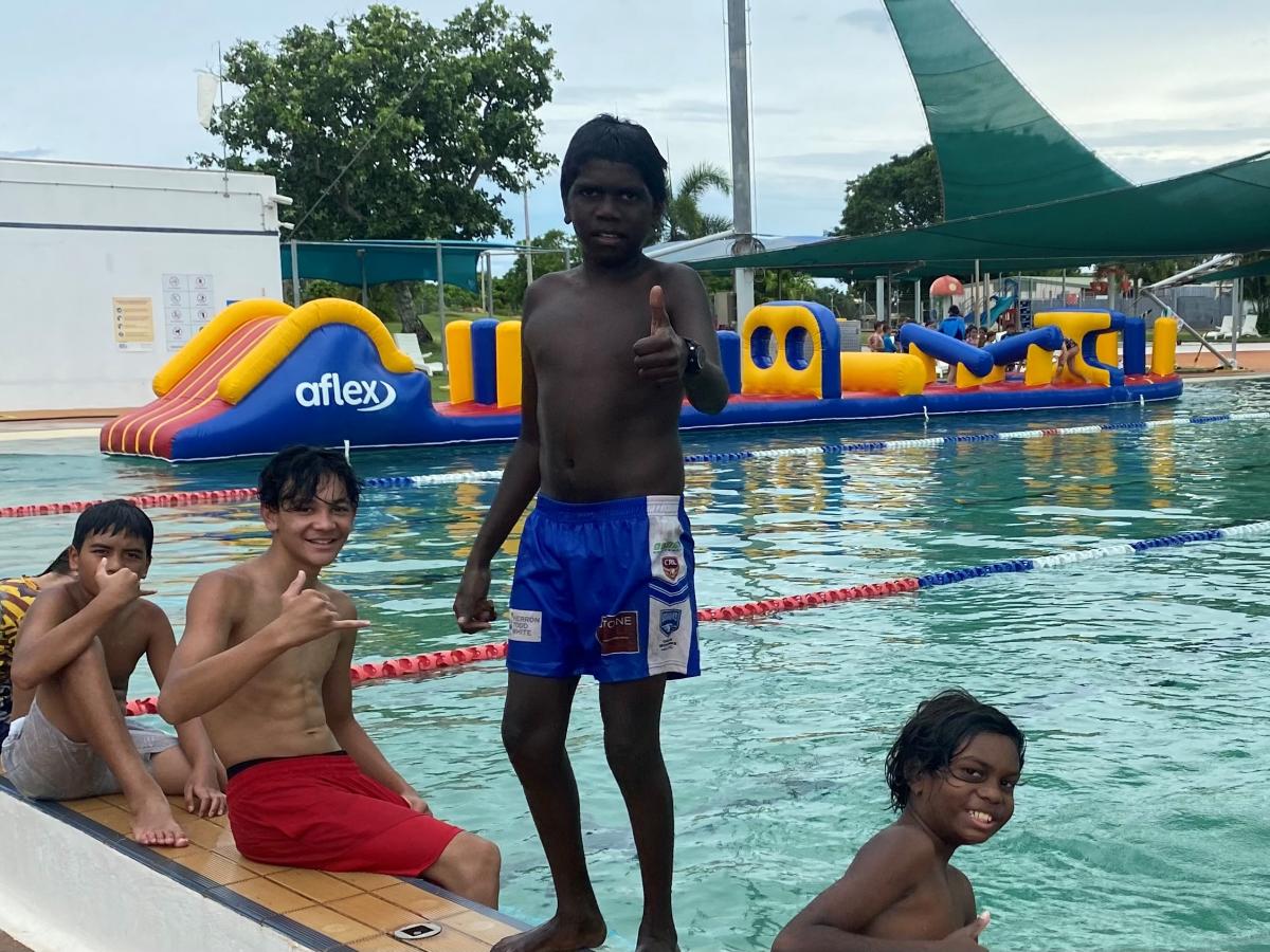 Pool Party smiles all round