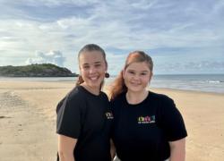 Sophia Rogers and Taylah Mills