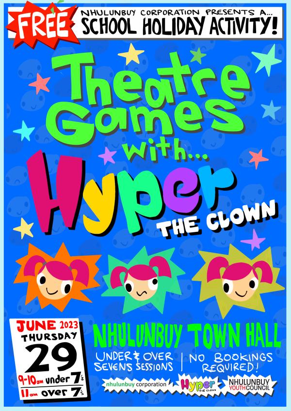 Hyper the Clown Theatre Games - poster