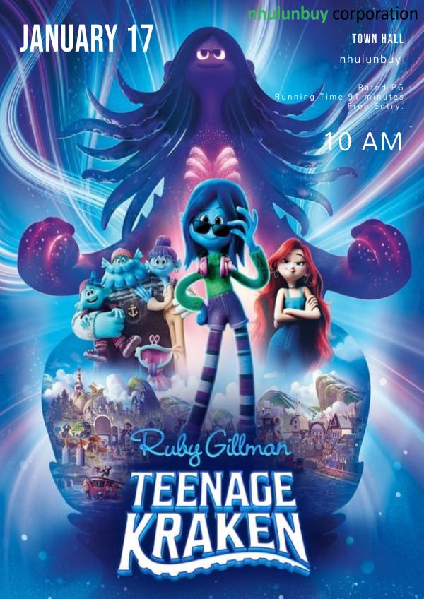 Teenage Kraken movie poster - Nhulunbuy