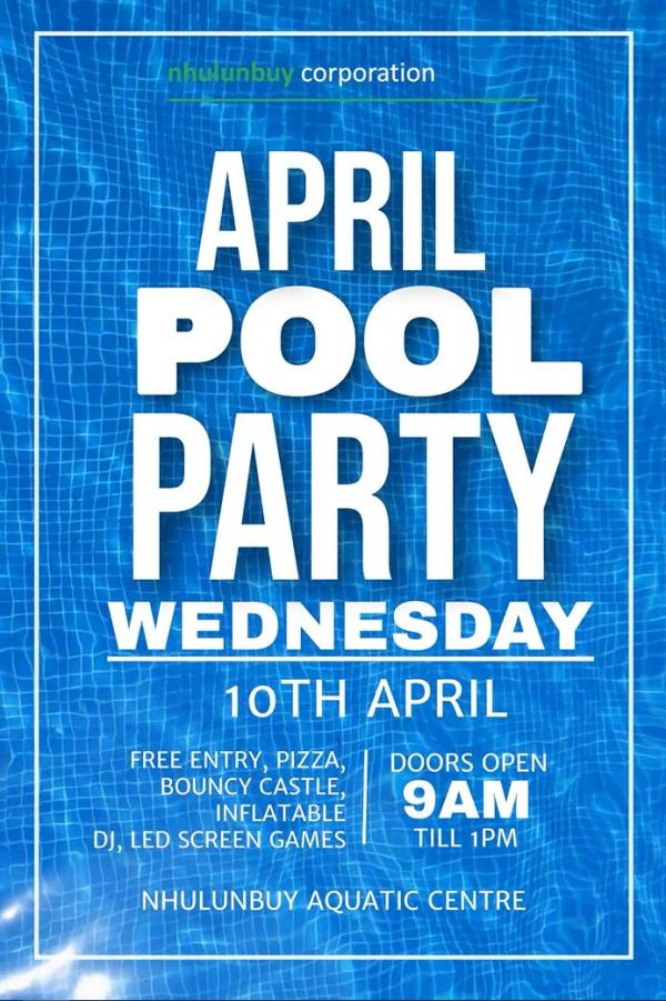April 2024 Pool Party